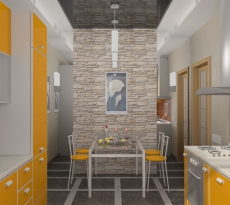Декоративный камень в интерьере квартиры: идеи дизайна (с фото)