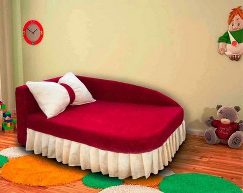 Диван в детскую комнату: кровать и фото диванчика, раскладной с матрасом ортопедическим, тахта гостевая