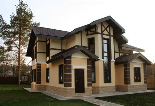 Дизайн фасада частного дома