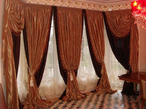 Дизайн штор: фото занавесок, варианты пошива на окнах своими руками, красивые занавески в деревянном доме, дизайн для маленького окна, видео