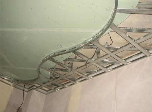 Гипсокартонный потолок с подсветкой, как сделать монтаж, подробное фото +видео