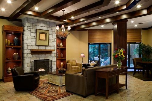 Гостиная с камином: фото, идеи в квартире, декоративное оформление в доме, уютная зона, красивая деревянная печь
