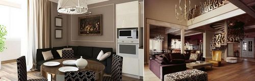 Интерьер гостиной совмещенной с кухней: фото дизайна, кухня и гостиная вместе в одной комнате, проекты планировки, идеи, видео