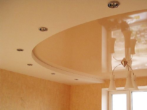 Как делают полукруглые потолки из гипсокартона?