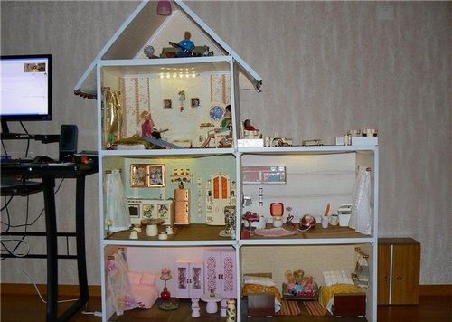 Кукольный домик своими руками из фанеры схема: с размерами чертеж для детей, замок, мебель для барби как сделать