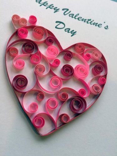 Квиллинг валентинка: день святого Валентина, ко дню картинки своими руками