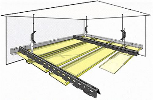 Металлические подвесные потолки - виды, преимущества и недостатки