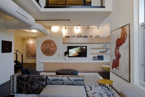 Модульная мебель для гостиной: угловая и фото корпусной, мягкие системы, светлый белый зал, глянцевый дизайн