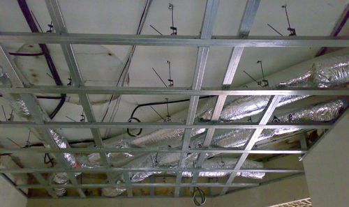 Монтаж двухуровневого потолка из гипсокартона своими руками: инструкция по монтажу, фото и видео