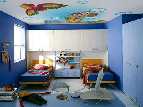 Натяжной потолок в детскую с фотопечатью