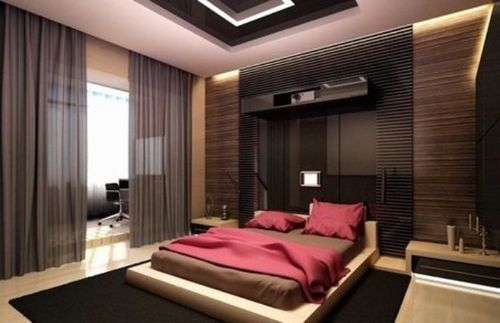 Потолки в спальне в современном стиле - особенности стиля и материалы