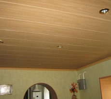 Потолок из пластиковой панели: монтаж и отделка