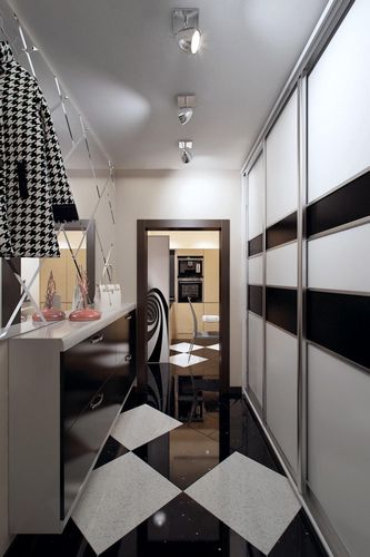 Прихожая для узкого коридора: дизайн и фото в квартире 30 см, реальный ремонт стен, идеи интерьера для маленького дома
