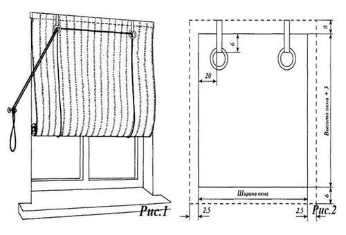 Рулонные шторы своими руками: пошаговая инструкция и мастер-класс