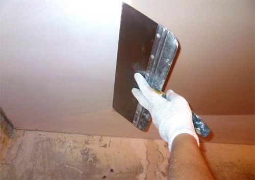 Штукатурка потолка из гипсокартона - технология, как сделать ремонт деревянного потолка, подробно на фото и видео