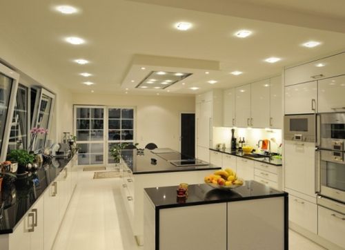 Точечные светильники для натяжных потолков - разновидности и способы установки
