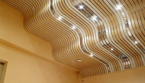 Волнистый потолок из гипсокартона - особенности создания и альтернативные варианты