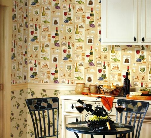 Фото обоев на кухню в интерьере: креативные варианты, модные оттенки