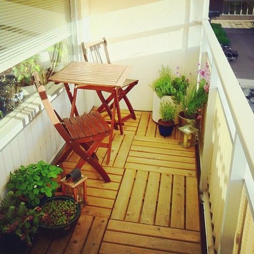 Интерьер балкона: 20 фото примеров
