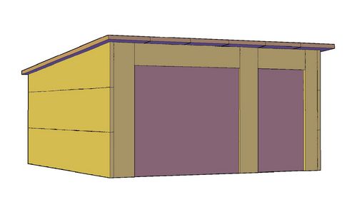 Этапы строительства гаража из сэндвич панелей