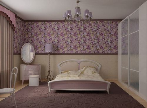 Комбинирование обоев в спальне: 25 идей с фото