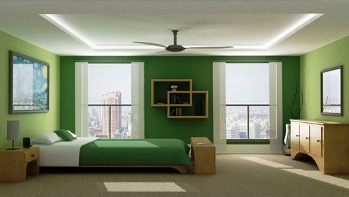 Зеленые обои: выбор и сочетание оттенков, подбор штор