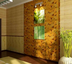 Бамбуковые обои для стен: фото в интерьере, как клеить, как выбрать?
