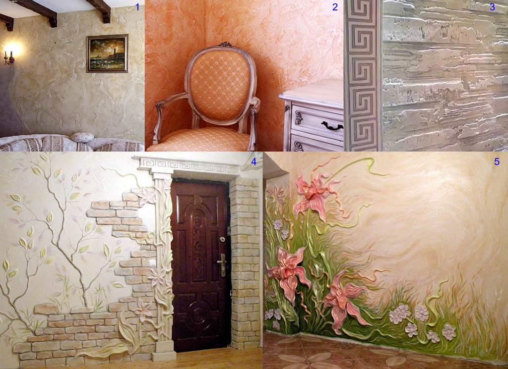 Декор стен своими руками в квартире: украшение и способы