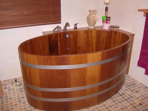 Деревянная ванна: своими руками раковина, сантехники фото, бочка из дерева, японских производство
