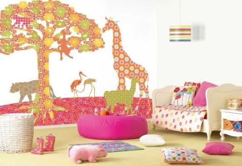 Дизайн детской комнаты. Обои