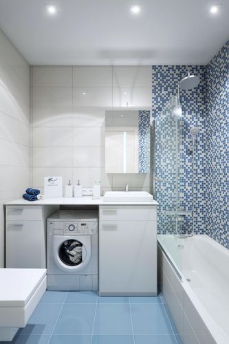 Дизайн ванной комнаты 3 кв. м.: фото санузла, ремонт совмещенного, планировка интерьера, варианты маленькой