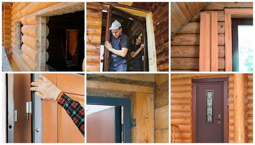 Двери в деревянном доме: установка металлической и вставить входную, видео железное поставить самому, какие лучше