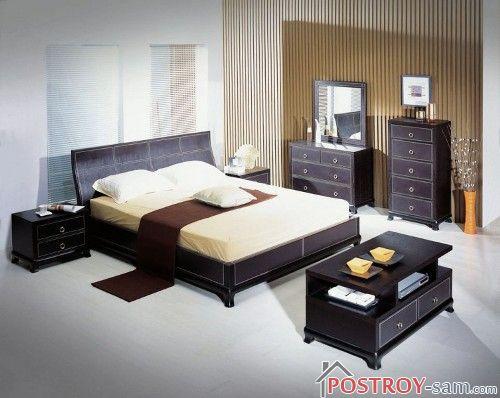 Интерьер спальни в современном стиле. Фото