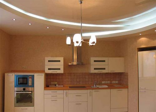 Из чего сделать потолок на кухне, чем лучше покрыть поверхность, характеристика комбинированных конструкций, фото и видео примеры