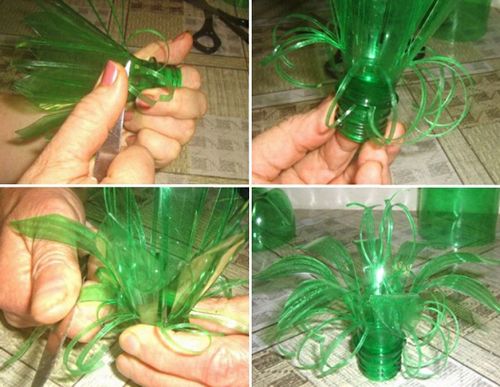 Как сделать цветы из пластиковых бутылок - три варианта