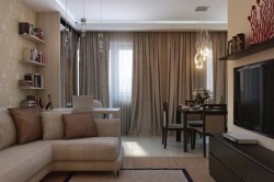 Как выбрать шторы в гостиную: стиль, цвет, площадь помещения (фото)