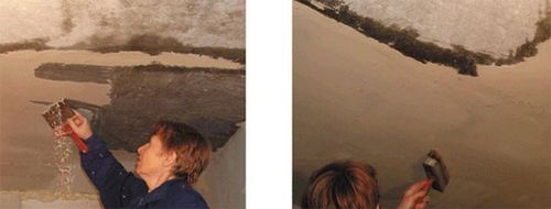 Как выровнять потолок под покраску - технология, как правильно сделать обработку и затирку поверхности, подробно на фото и видео