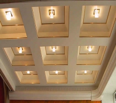 Кессонный потолок своими руками (с фото)