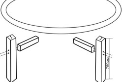 Круглый стол своими руками: чертеж мебели и этапы сборки
