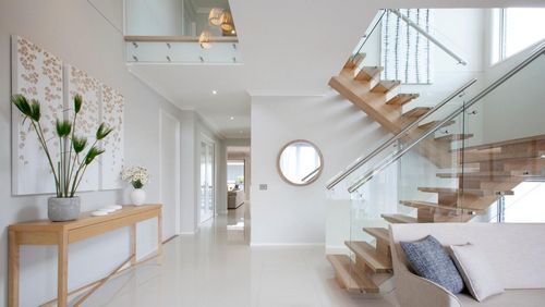 Лестницы в коттеджах: на второй этаж фото, дизайн своими руками, входных изготовление, ширина красивого разреза