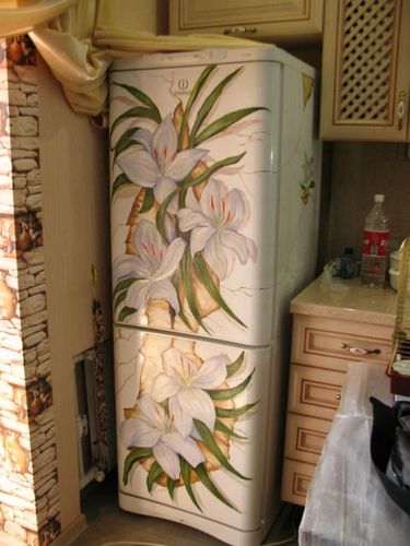 Наклейки на холодильник: декор, как покрасить и украсить своими руками, фото, как обновить и нарисовать картинки