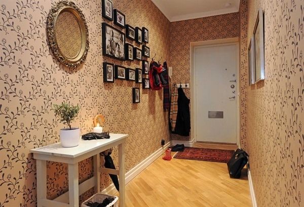 Обои для коридора маленького, кухни, холла: видео-инструкция по выбору фотообоев на стены своими руками, фото и цена
