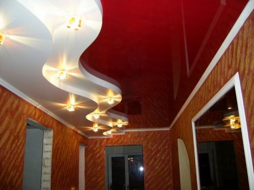 Освещение в прихожей и коридоре с натяжными потолками