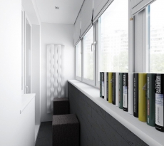 Интерьер балкона - фотогалерея современного оформления и дизайна