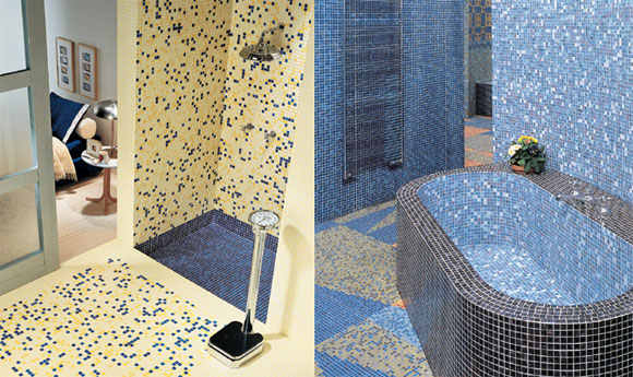 Отделка мозаикой разных поверхностей ванной комнаты: видео-инструкция по облицовке, фото