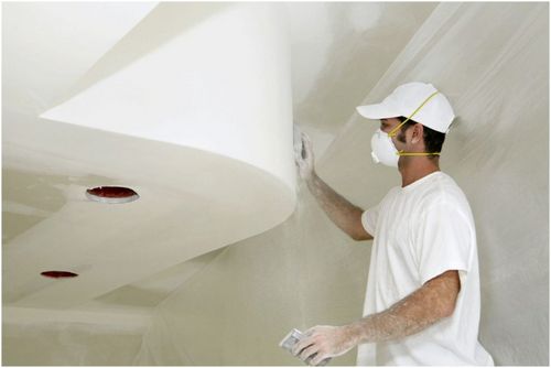 Подготовка потолка из гипсокартона к покраске своими руками