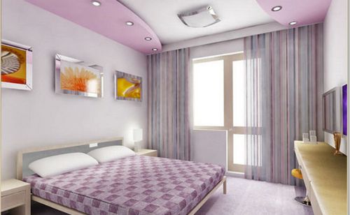 Потолок в спальне из гипсокартона: особенности подбора конструкции.