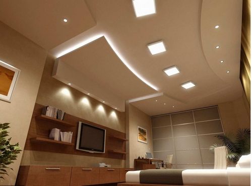 Проектирование и монтаж гипсокартонного потолка с подсветкой