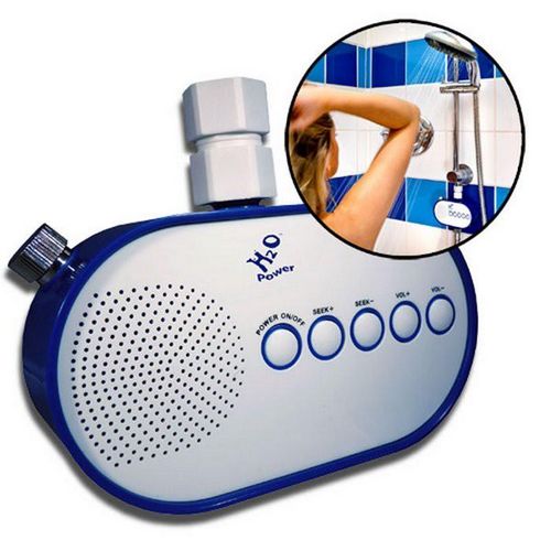 Радио для ванной комнаты: в душ встраиваемый радиоприемник, в туалет встроенная акустика в стене розетка, потолок