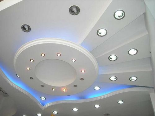 Сложные гипсокартонные потолки - преимущества и основные виды